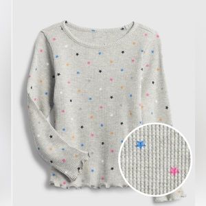 Toddler Waffle Knit Print T-Shirt, size 2T